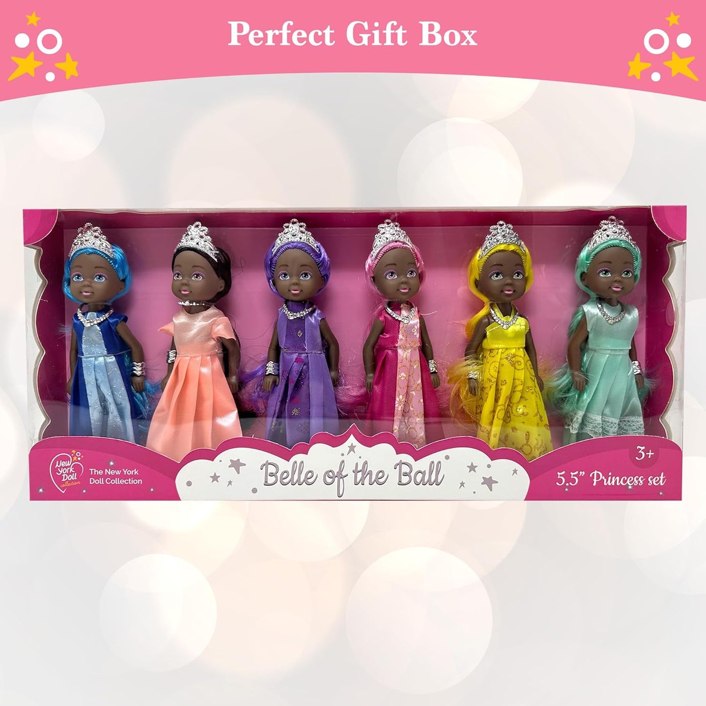 Set de Muñecas Pequeñas con Mini Muñecas de Princesa para Niñas \u2...