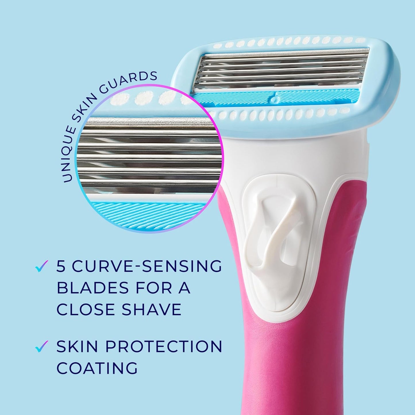 Afeitadora Schick Hydro Silk TrimStyle con recortadora de bikini pa...