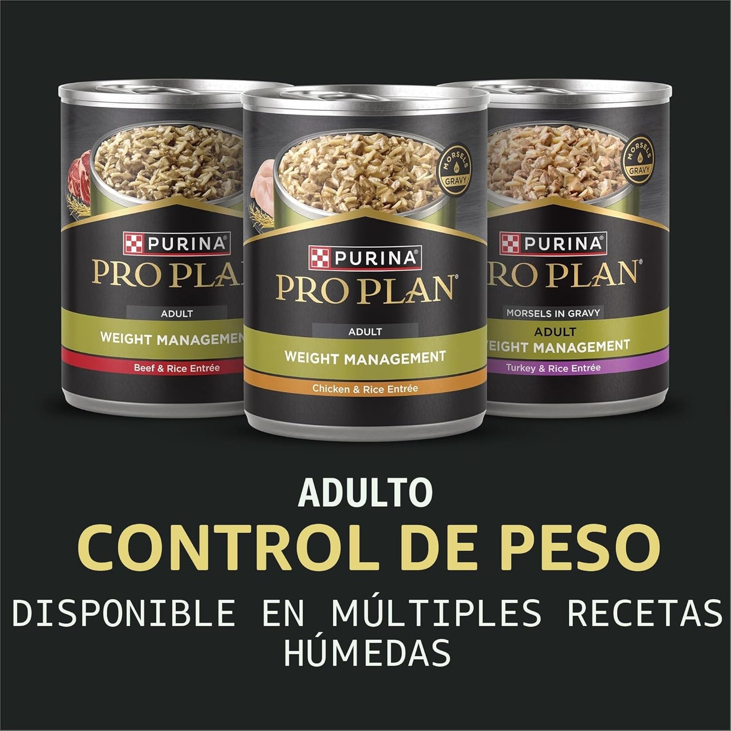 Purina Pro Plan Mezcla de Pollo y Arroz demenuzada para Perros de R...