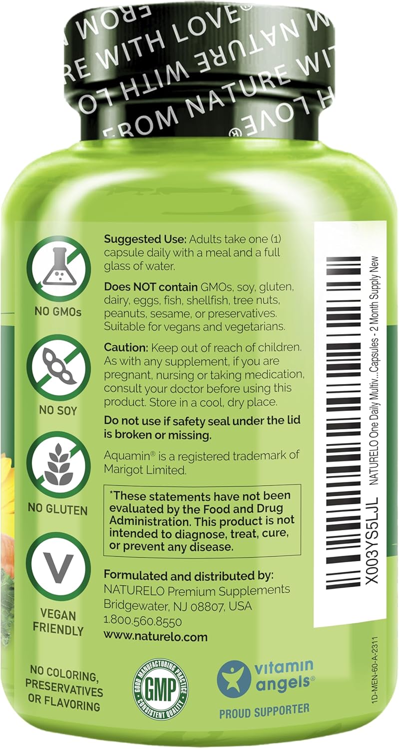 NATURELO - Multivitamínico diario para los hombres