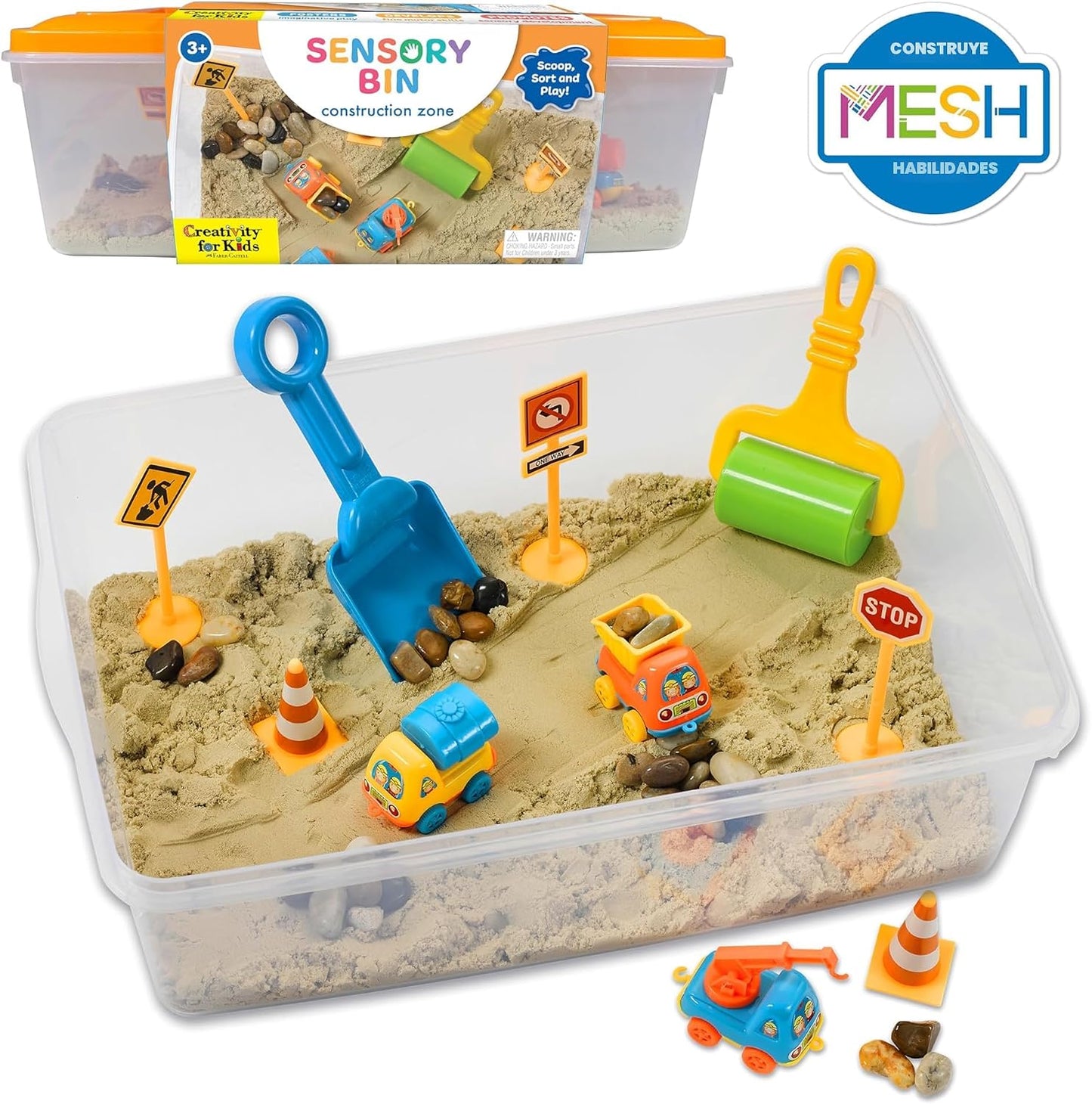 Creativity for Kids Cubo Sensorial: Juego de Zona de Construcción -...