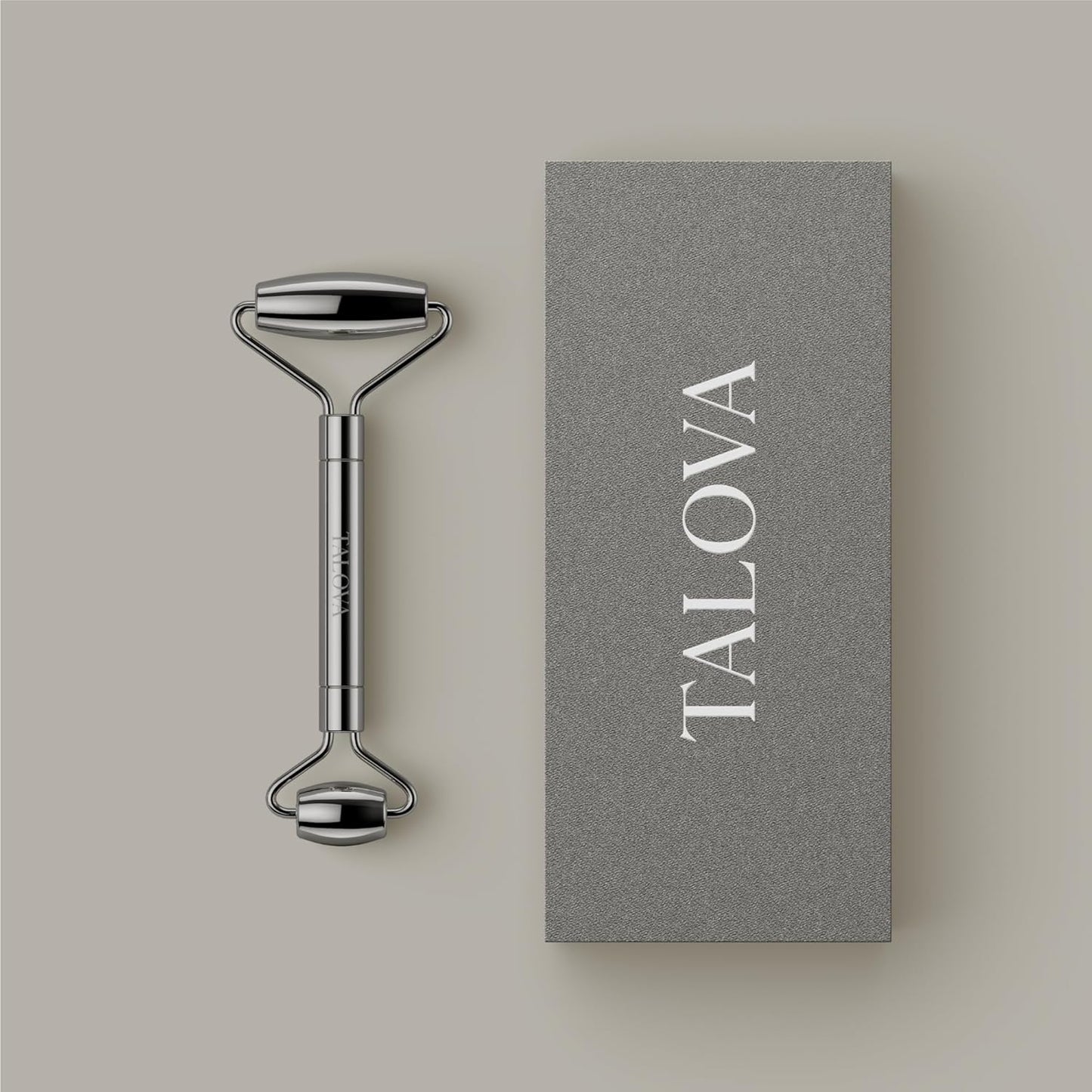 TALOVA - Rodillo facial de acero inoxidable de grado 304, rodillo f...