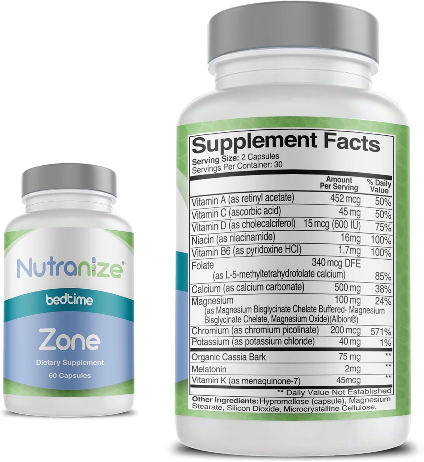 Nutranize Zone Twin-Pack Suplemento System \u2013 Cápsulas para mañ...