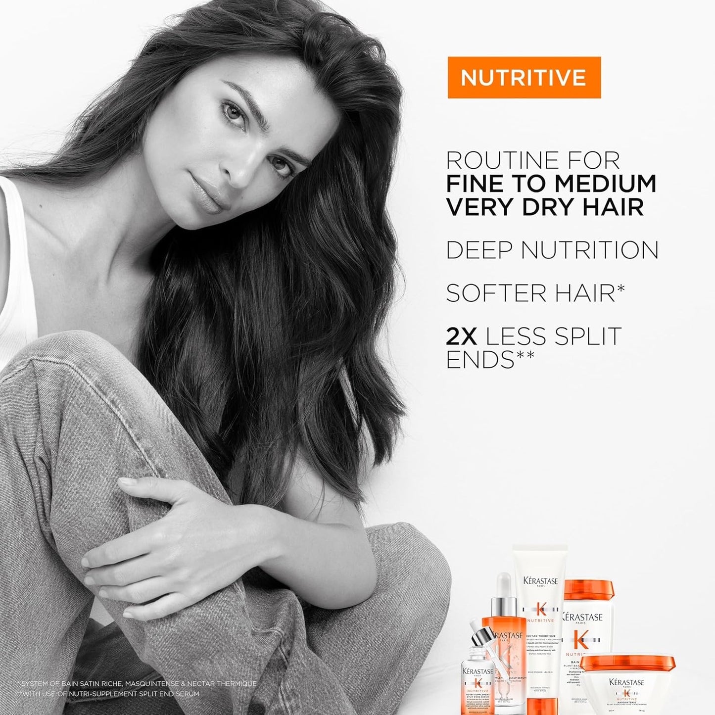 Kerastase - Suero nutritivo hidratante para el cuero cabelludo para cabello seco, con niacinamida y vitaminas, hidratante y revitalizante, de rápida absorción y no graso, 3.0 fl oz