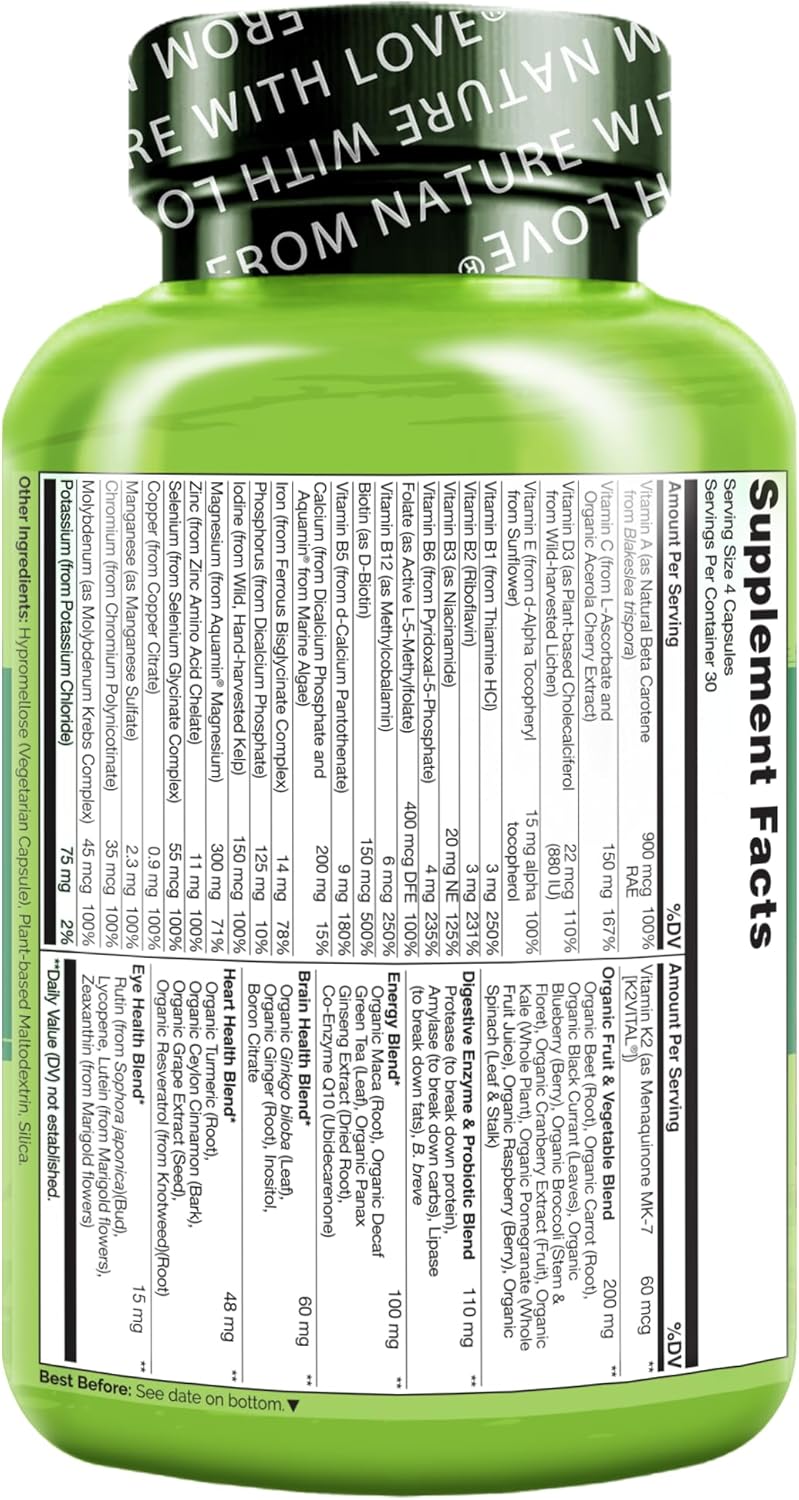 NATURELO Multivitamínico de Alimentos Integrales para Mujeres - con...