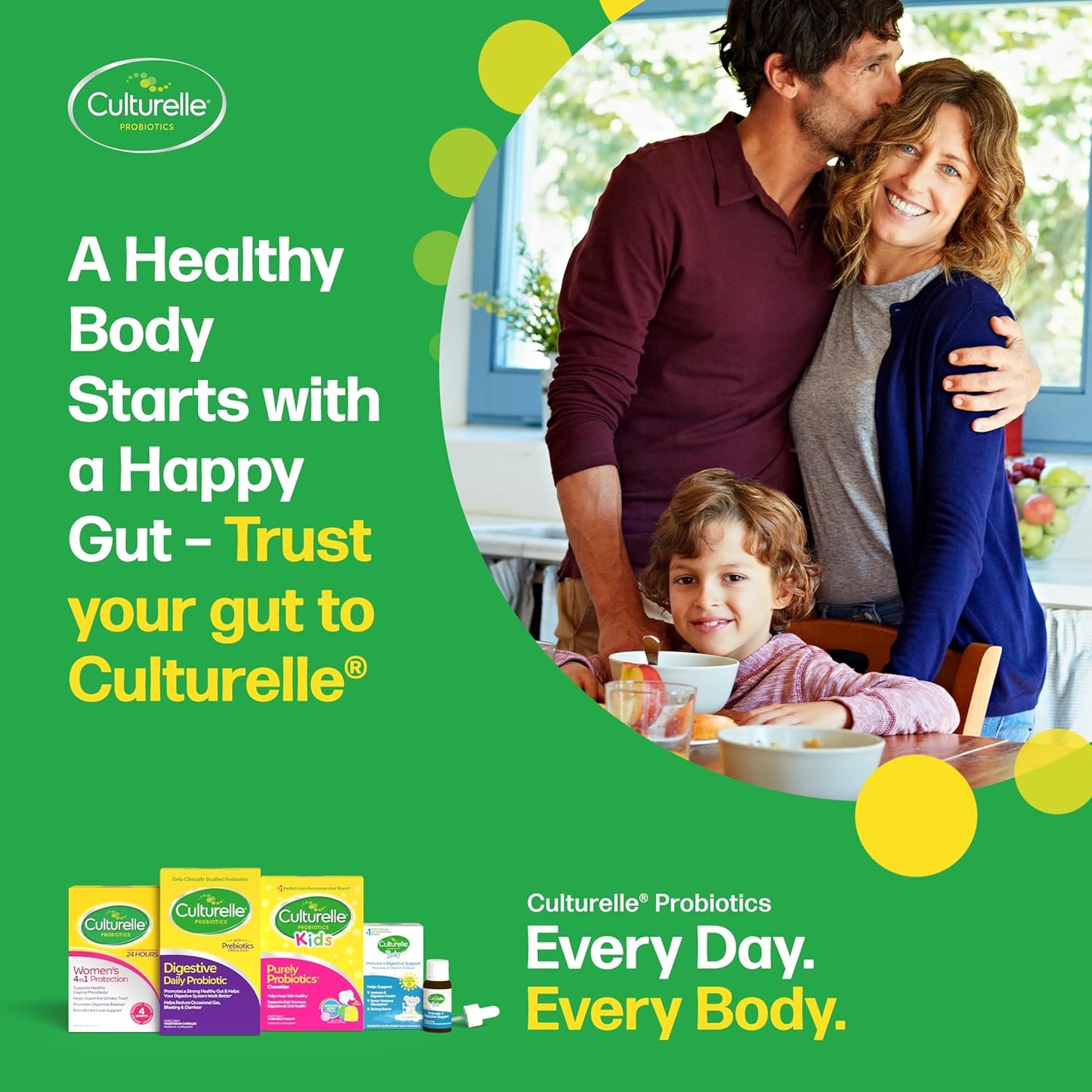 Culturelle Probióticos Diarios Pro Strength para la Salud Digestiva...
