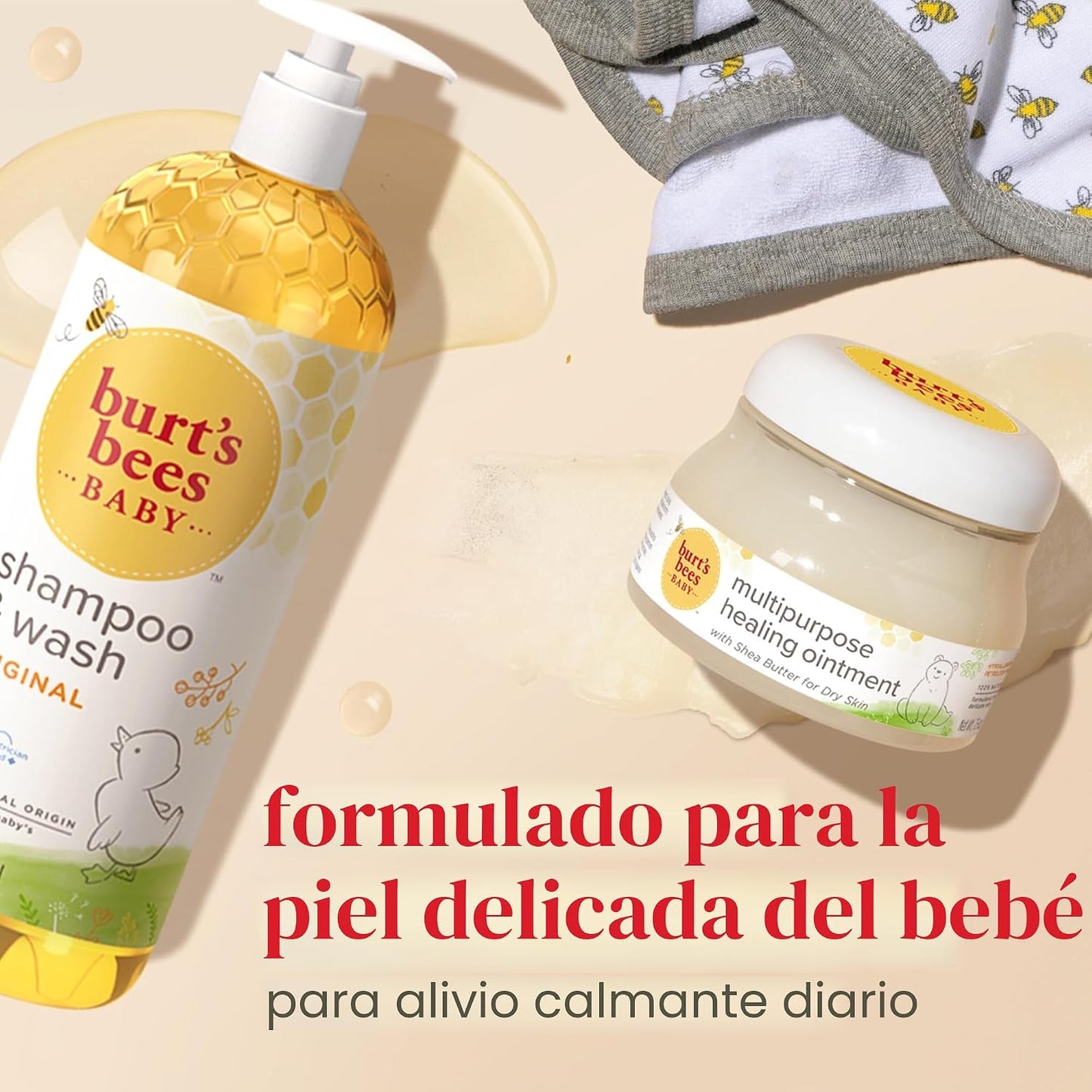 Champú de Burt's Bees botellas de 12 onzas, paquete de 3, paque...
