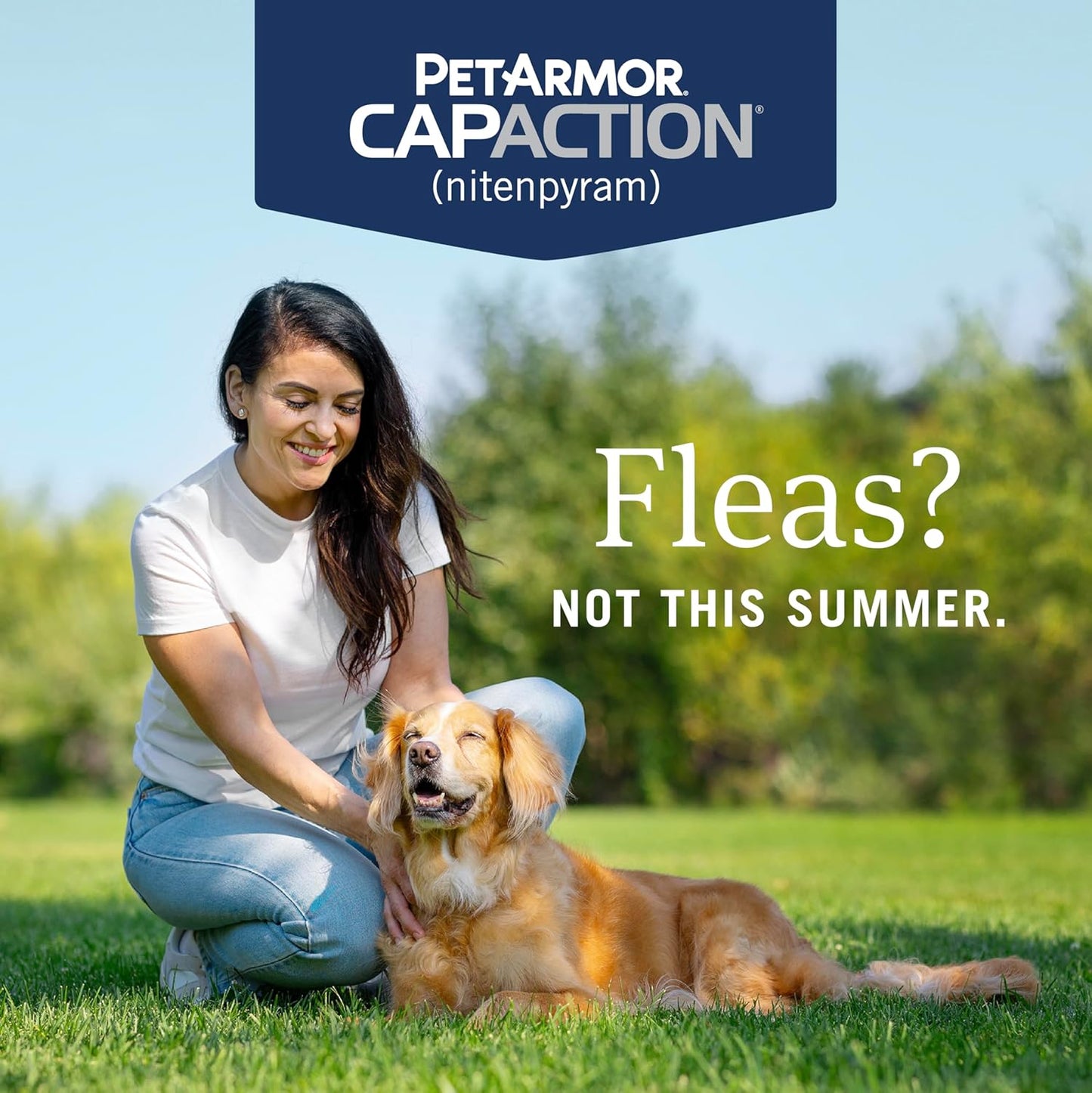 PetArmor CAPACTION (nitenpyram) tratamiento oral contra pulgas para...