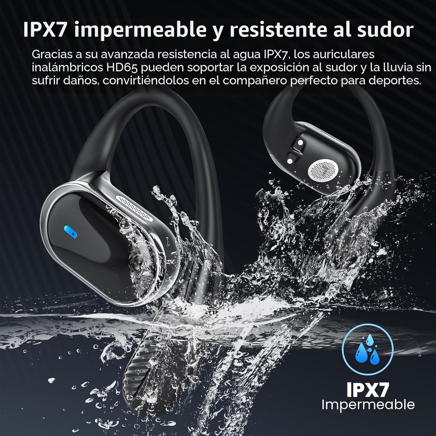 Auriculares inalámbricos Bluetooth 5.4, auriculares estéreo de 50 h...