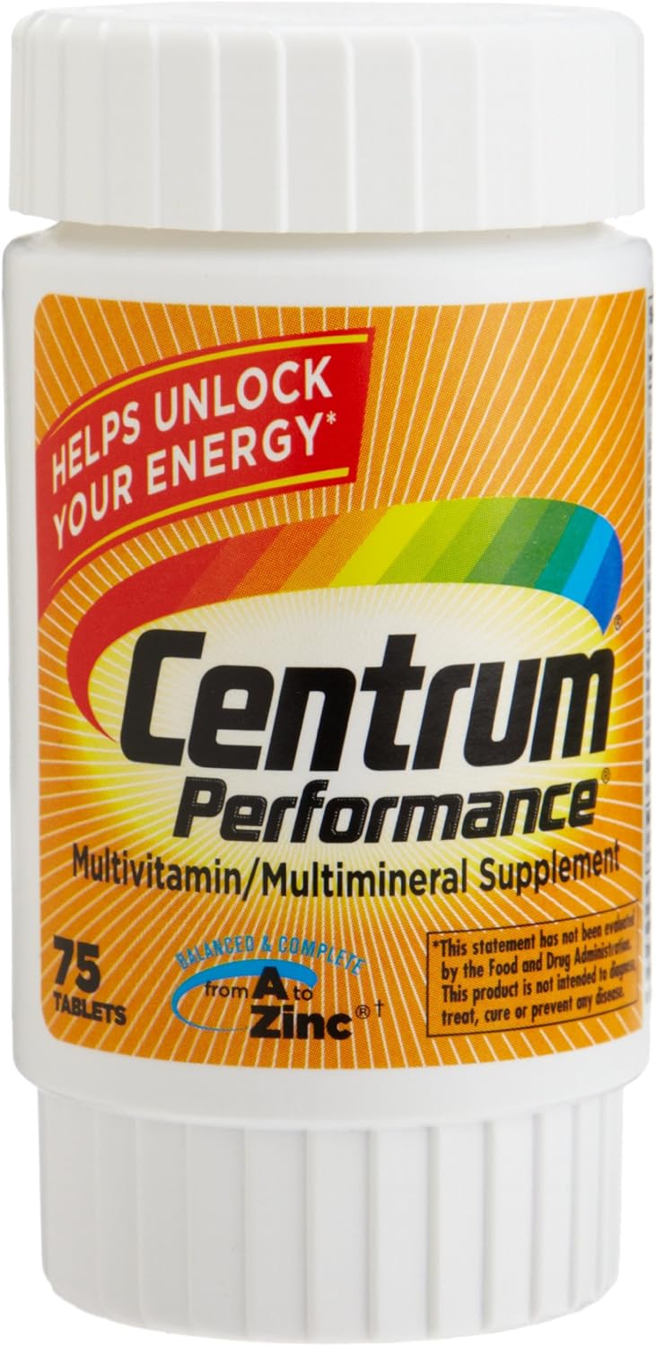 Centrum Vitaminas de rendimiento, 75 ct