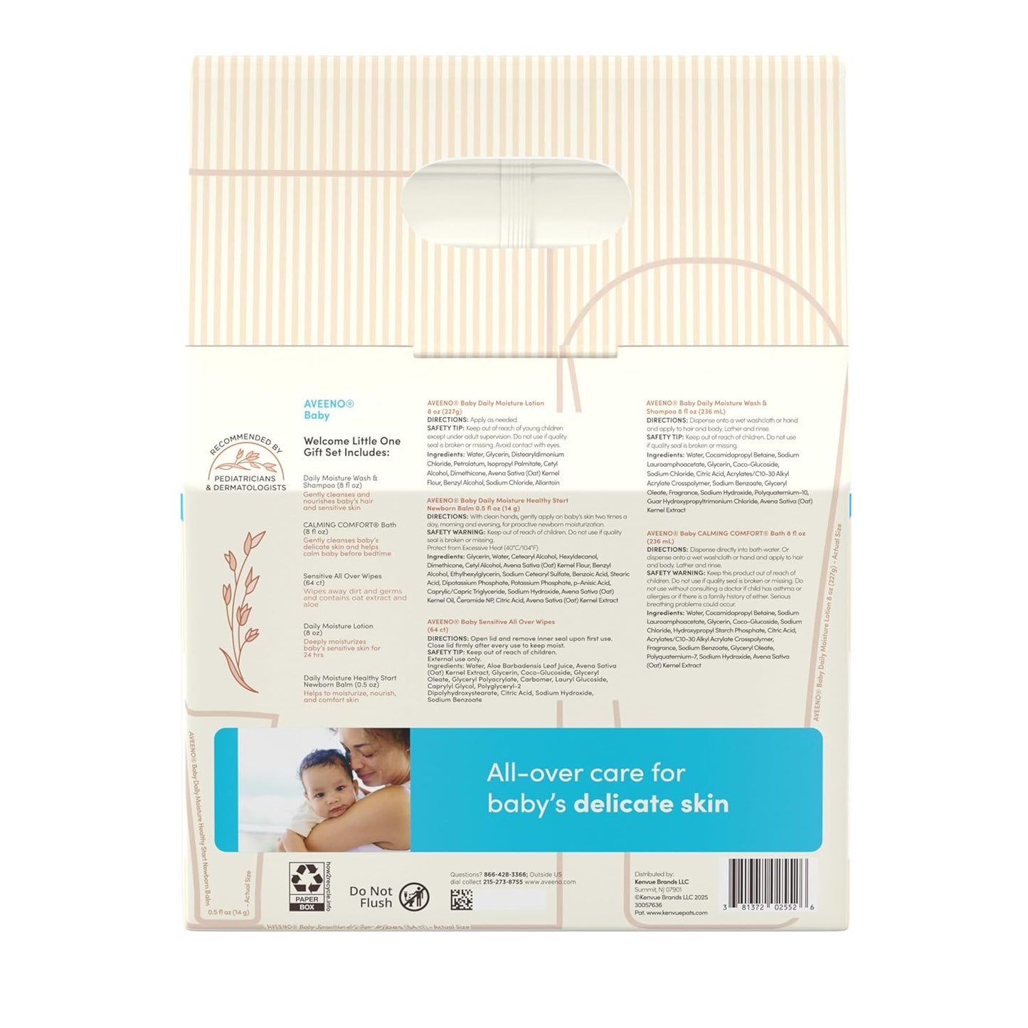 Aveeno Baby Welcome Little One - Set de regalo para el cuidado de l...
