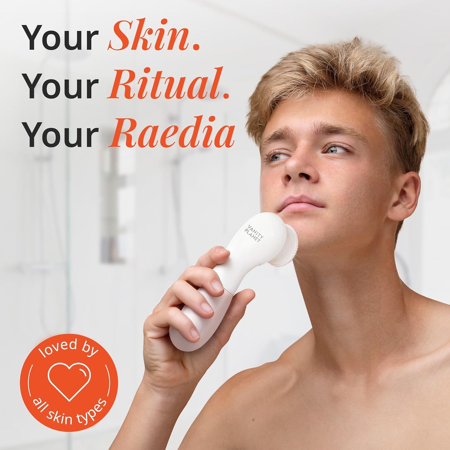 Vanity Planet Raedia Cepillo de limpieza facial \u2013 Cepillo eléc...