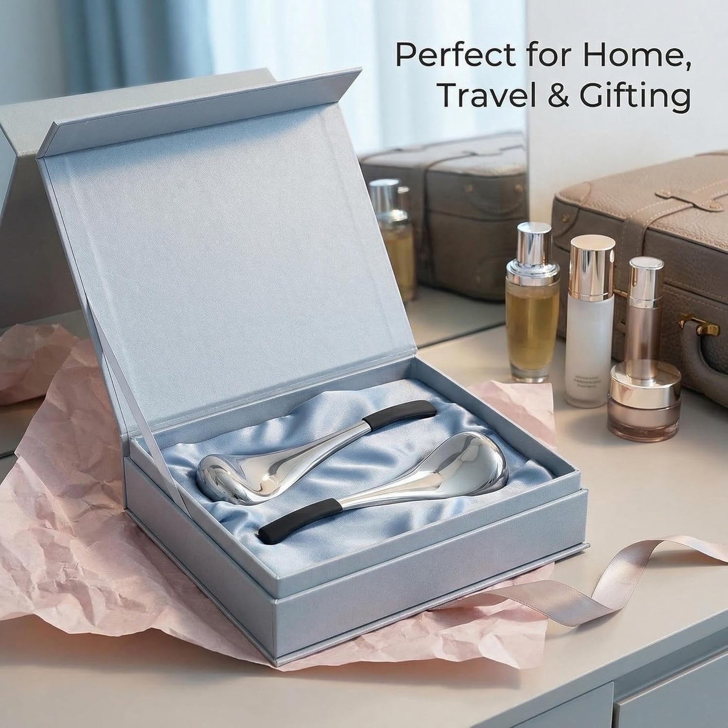Women\u2019s facial skin care tool, stainless steel facial beauty l...