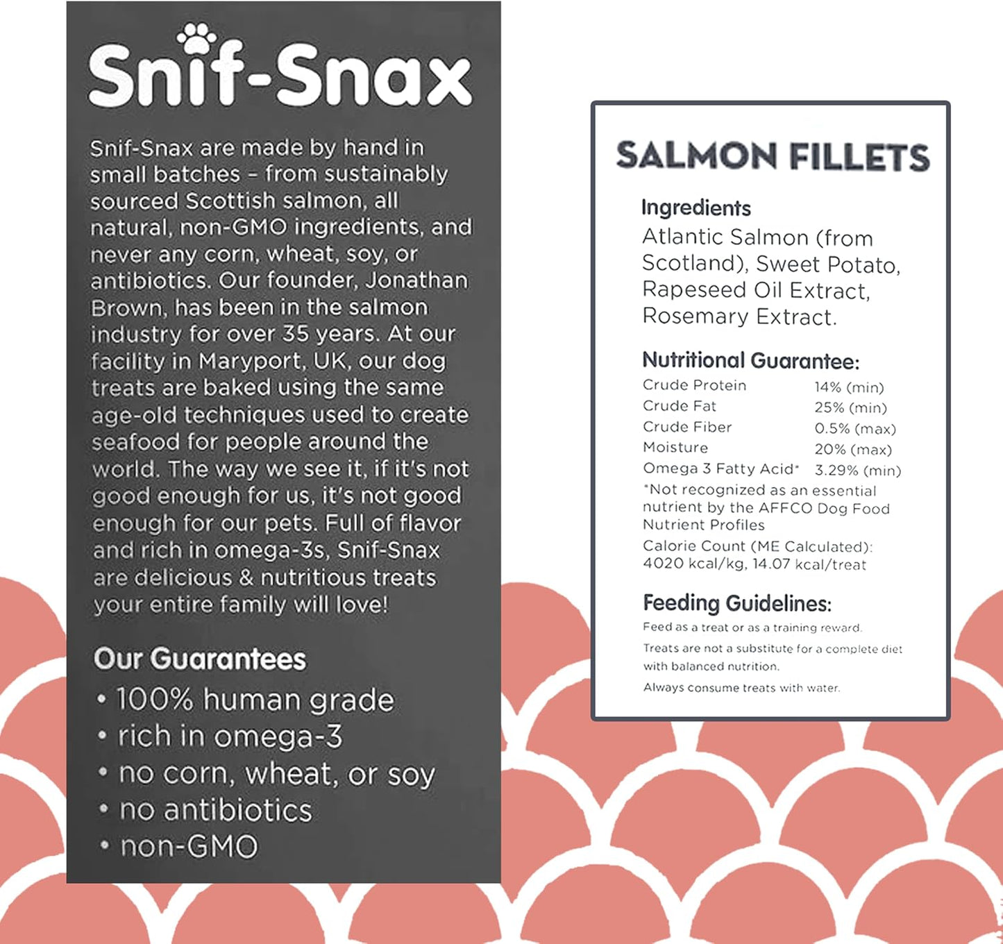 Snif-Snax Filetes de salmón para perros (8 onzas) \u2013 Entrenamie...