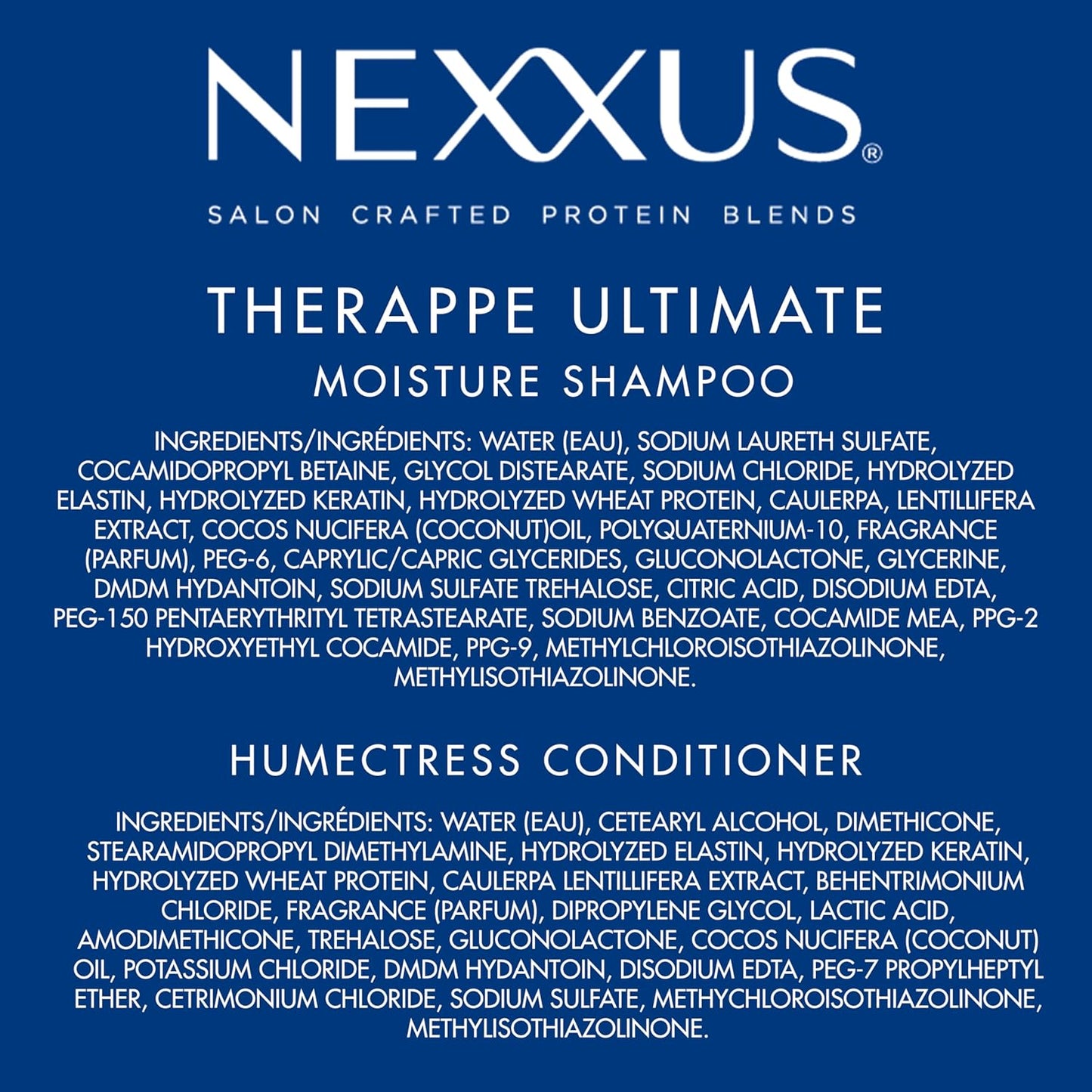 Nexxus Champú y acondicionador Therappe Humectress 2 unidades para...