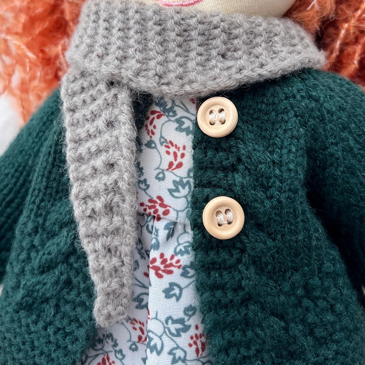 BlissfulPixie Muñeca Waldorf hecha a mano- Diana 12", Muñeca de...
