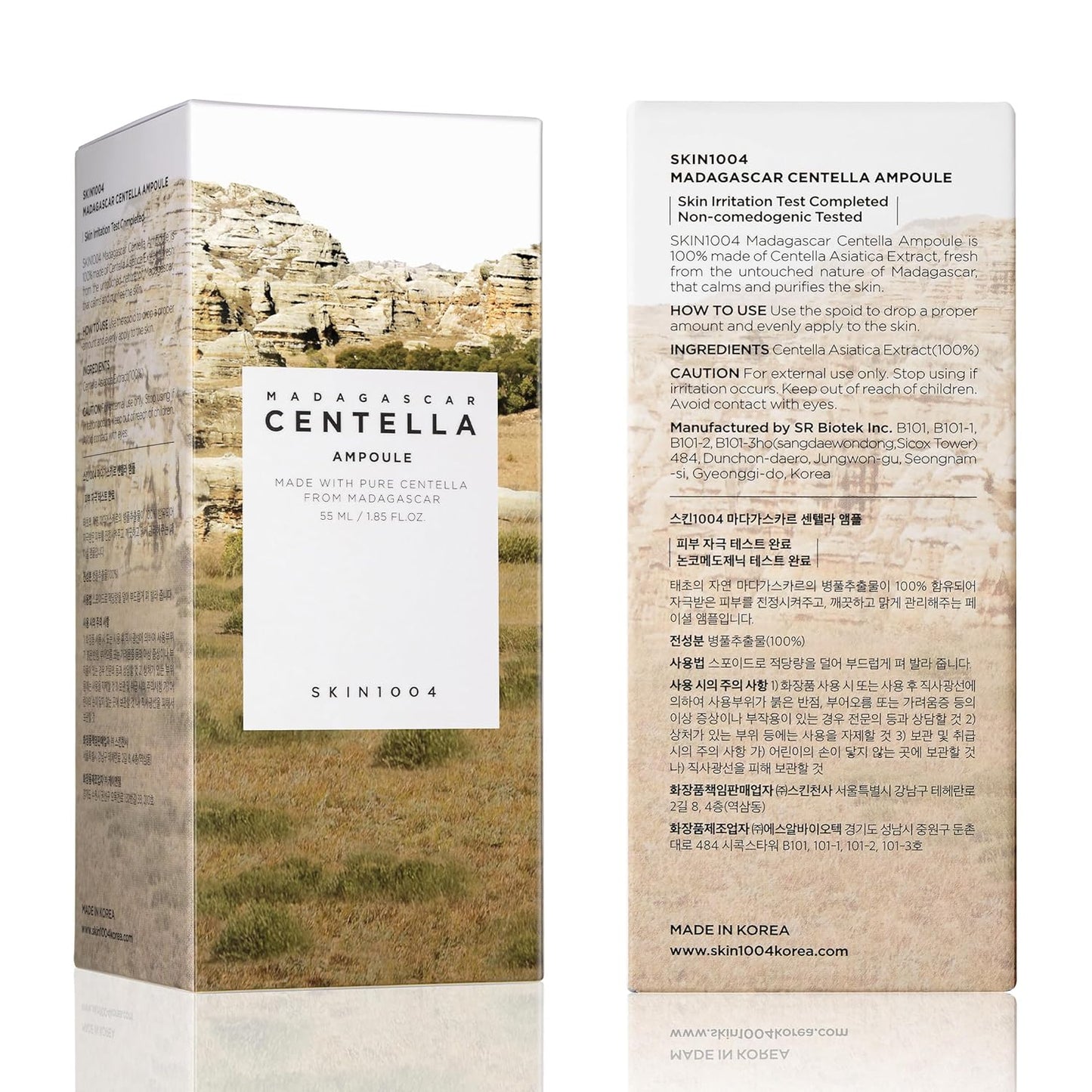 SKIN1004 Ampolla Facial de Centella Asiática de Madagascar 55ml, 1....