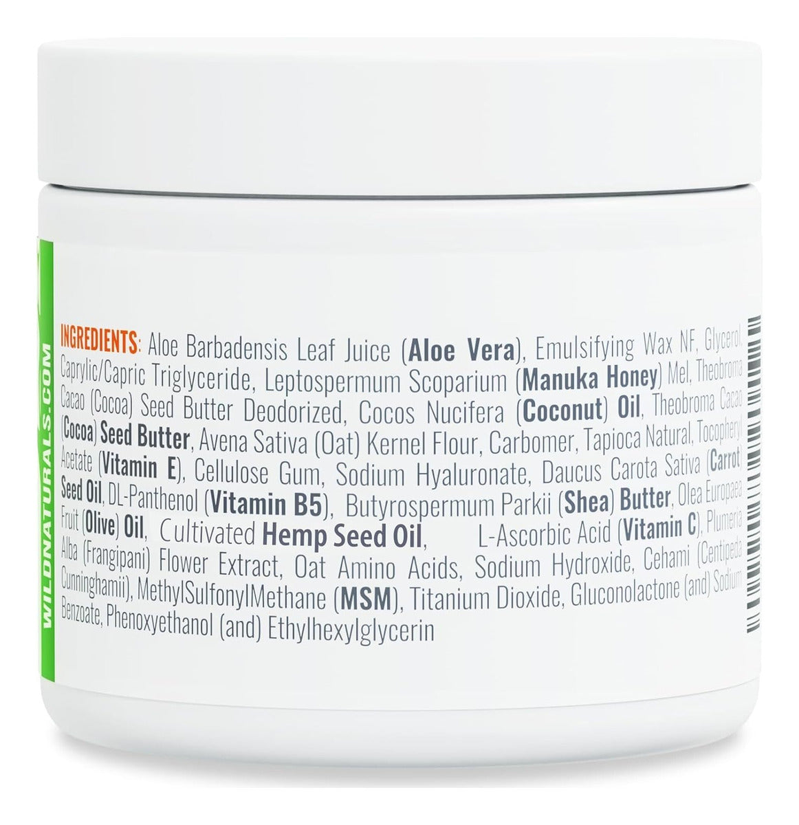 Wild Naturals Crema Facial De Miel De Manuka Para Piel Seca,