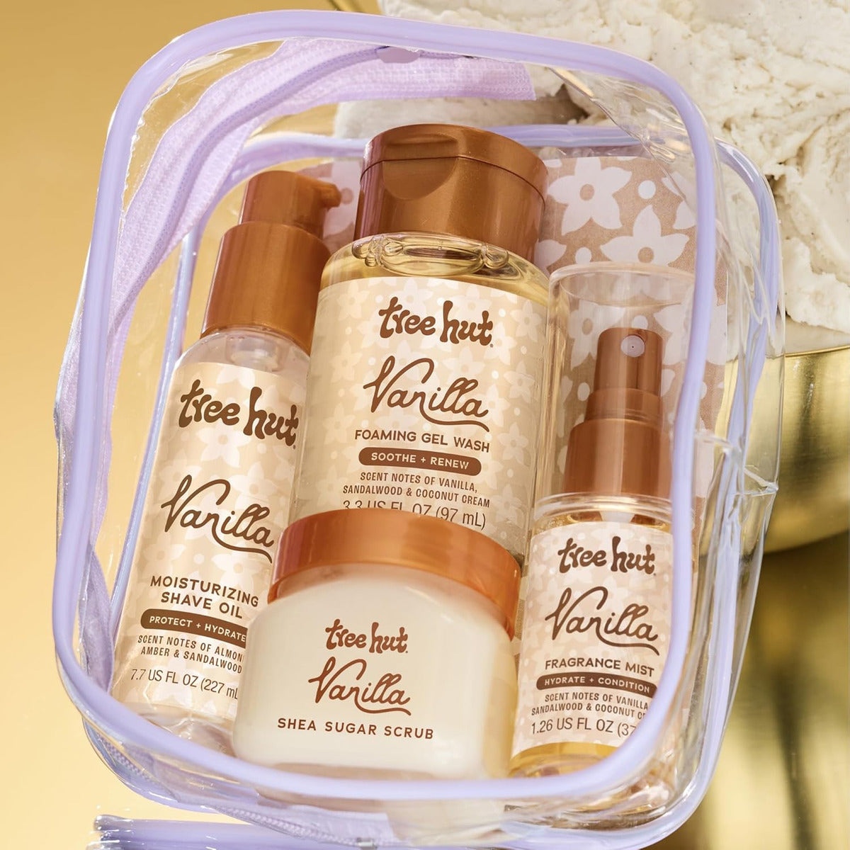 Tree Hut Mini Vanilla Everything - Set De Regalo Para Ducha,