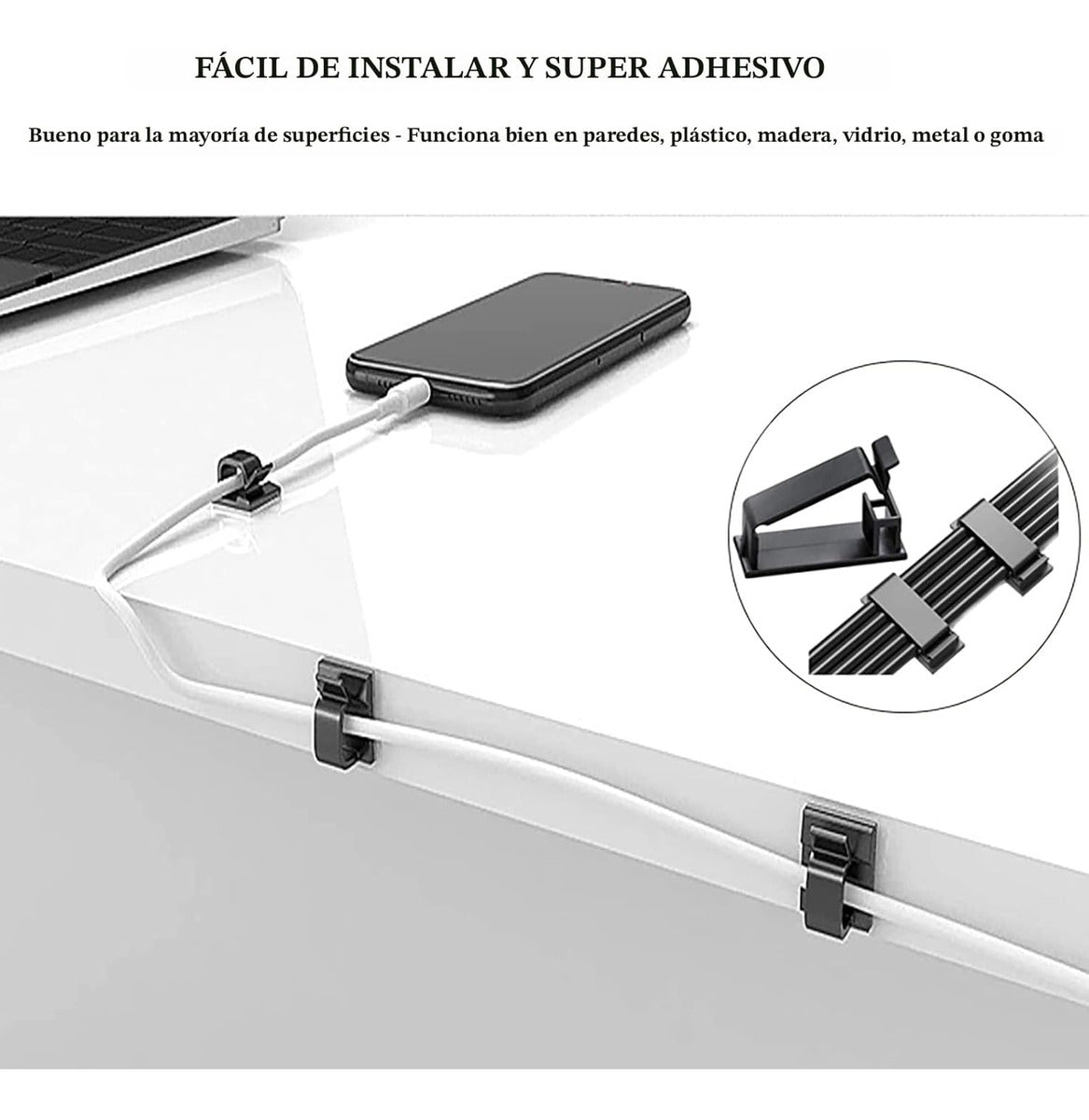 N Norocme Kit De Organización De Cables De 192 Piezas, 4