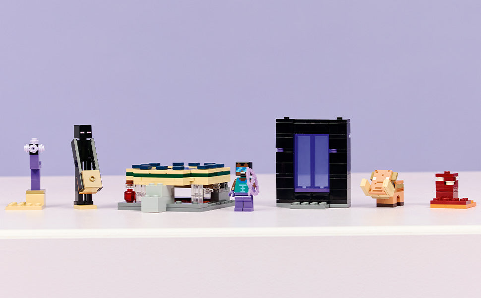 LEGO Minecraft Nether End Portal Journey - Juguete de