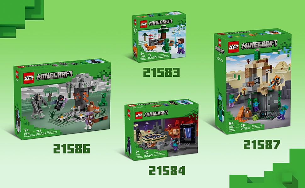 LEGO Minecraft Chicken Farm - Juguete de construcción para niños, juego de videojuegos y figuras para niños y niñas, a partir de 7 años, regalo para cumpleaños, 21585