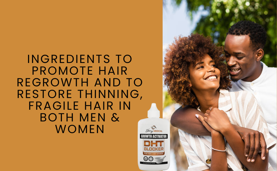 Ebony Medical Hair Support Serum - Fórmula Procapil que bloquea DHT - Fortalece el adelgazamiento del cabello y la salud del cuero cabelludo - Suero liposomal para el cuero cabelludo para un cabello más completo y grueso - 2 onzas líquidas