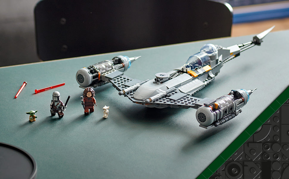 LEGO Star Wars The Mandalorian's N-1 Starfighter 75325 - Juego de construcción The Book of Boba Fett, con figuras de juguete Baby Yoda Grogu y Droid, idea de regalo de cumpleaños para niños, niños y