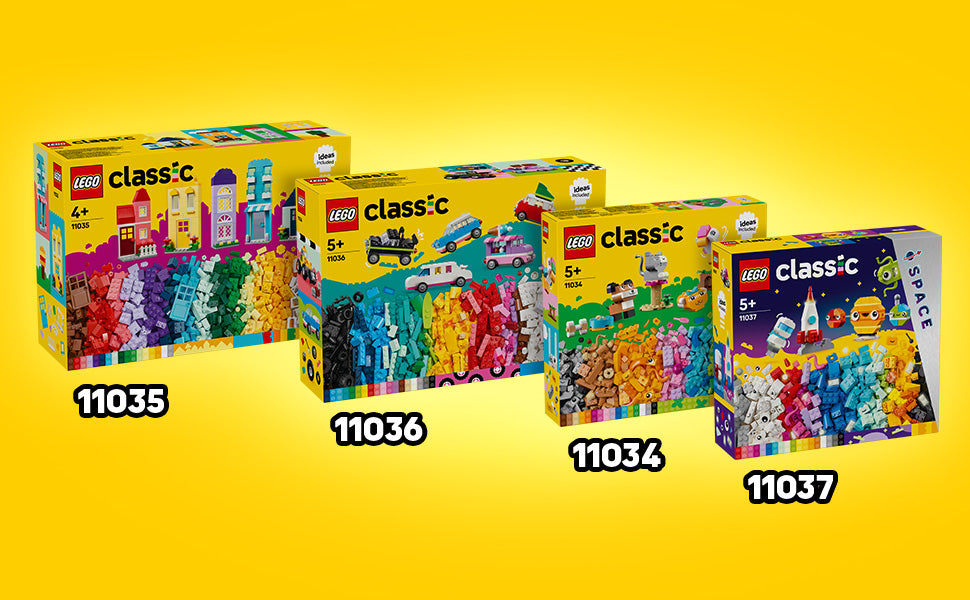 LEGO Bloques de construcción clásicos y vibrantes de caja de ladrillos – Juguetes sensoriales y de aprendizaje para niños y niñas, a partir de 4 años – Juguetes preescolares – Regalo para cumpleaños – 11038