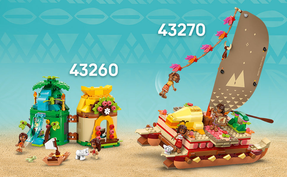 LEGO Disney Moana 2 Heihei - Juguete de construcción para niños, niñas y niños, a partir de 9 años - Regalo para cumpleaños - Juguete de Moana y Disney para fanáticos - 43272