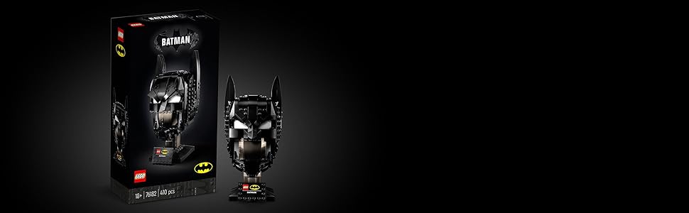Lego DC Batman: Batman Cowl 76182 Kit de construcción coleccionable de capó modelo Batman (410 piezas)