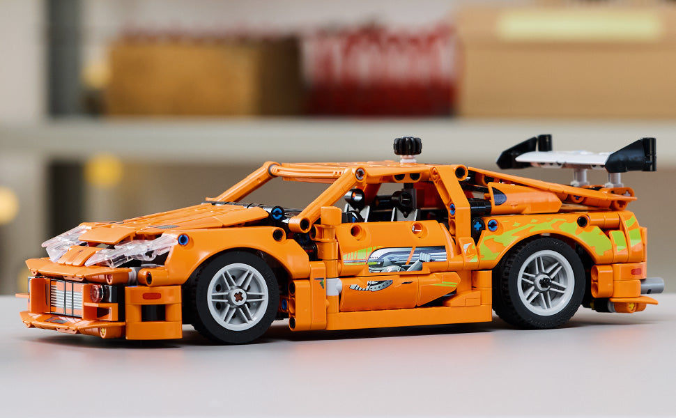 LEGO Technic Fast and Furious Toyota Supra MK4 Kit de construcción - Auto de juguete para niños, niños y niñas, a partir de 9 años - Regalo creativo para fanáticos de Fast and Furious - Detalles de