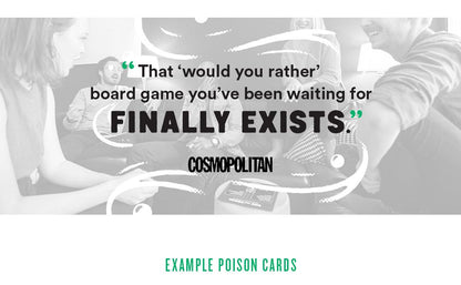 Pick Your Poison Después de la Oscuridad + Set de Expansión Juego de Fiesta - El “¿Qué Preferirías Hacer?” Juego de Cartas para Adultos para Fiestas de Blanco Elefante, Regalos de Relleno + Noche de