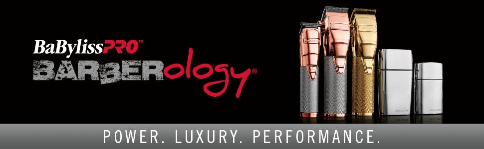 BaBylissPRO Barberology - Afeitadora de lámina FXFS1 SILVERFX profesional de alto torque