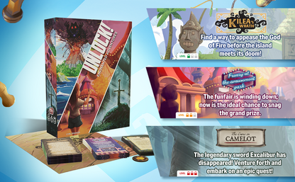 Asmodee Juego de cartas Enchanted Adventures: aventura cooperativa inspirada en la sala de escape, divertido juego familiar para niños y adultos, a partir de 10 a 6 jugadores, 1 hora de juego