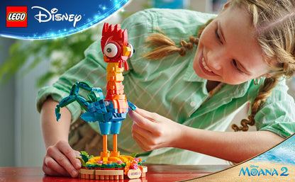 LEGO Disney Moana 2 Heihei - Juguete de construcción para niños, niñas y niños, a partir de 9 años - Regalo para cumpleaños - Juguete de Moana y Disney para fanáticos - 43272