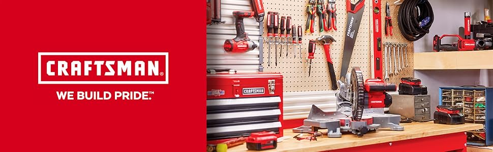 CRAFTSMAN Kit de herramientas de 102 piezas para el hogar y el automóvil, juego de herramientas manuales duraderas con juego de dados SAE y métricos, destornilladores, llave inglesa, martillo
