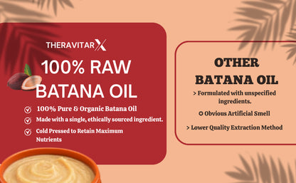 Aceite de batana orgánico para el crecimiento del cabello – 100% puro y prensado en frío, cuero cabelludo natural y tratamiento capilar para cabello más grueso y fuerte – 4 oz de Honduras – Adecuado