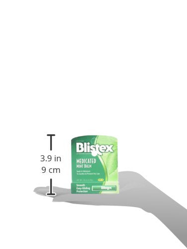 Blistex Bálsamo labial de menta medicada (paquete de 2)