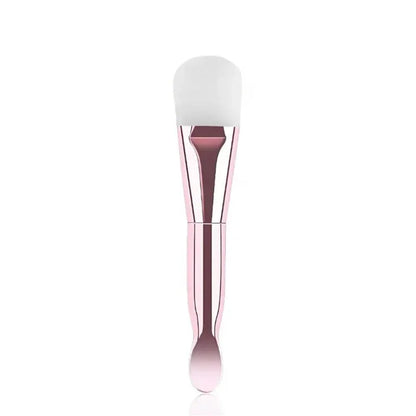 Dual-Use Silicone Facial Mask Brush with Soft Head And Digging Spoo...