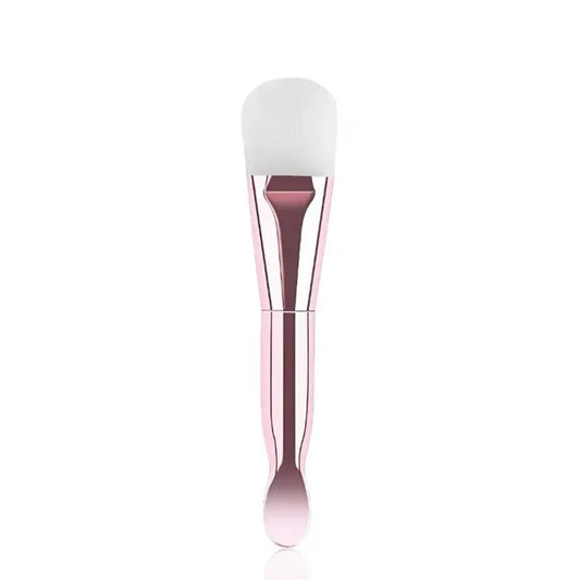 Dual-Use Silicone Facial Mask Brush with Soft Head And Digging Spoo...