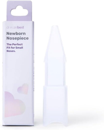 Dr. Noze Best Paquete del primer año del bebé | Aspirador nasal eléctrico para bebés diseñado por pediatras con pieza nasal para recién nacidos y 40 filtros | Registro de bebé esencial para aliviar la