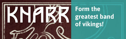 Knarr Board Game - Form the Greatest Band of Vikings! Thrilling Exploration and Strategy Game, Fun Family Game for Kids & Adults, Ages 10+, 2-4 Players, 30 Min Playtime, Made by Pandasaurus Games
