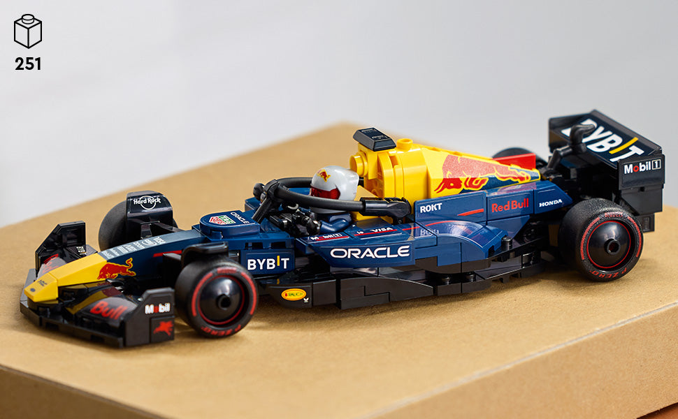 LEGO Speed Champions Oracle Red Bull Racing RB20 F1 modelo de coche de carreras - Kits de construcción para adultos, mayores de 18 años con características realistas - Manualidades DIY de Red Bull