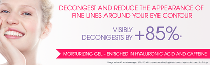 Bioderma - Gel de ojos - Sensibio - Hidratante y reduce visiblemente las líneas finas - Calmante de la piel - Gel de ojos para pieles sensibles