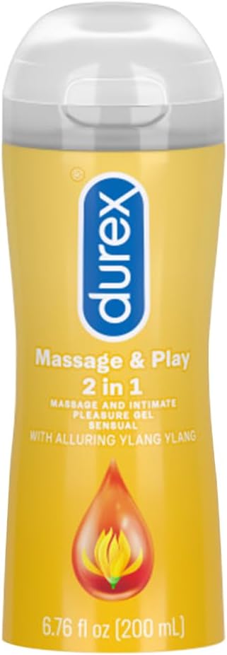 Durex Lubricante a base de agua para sexo, lubricante personal Ylan...