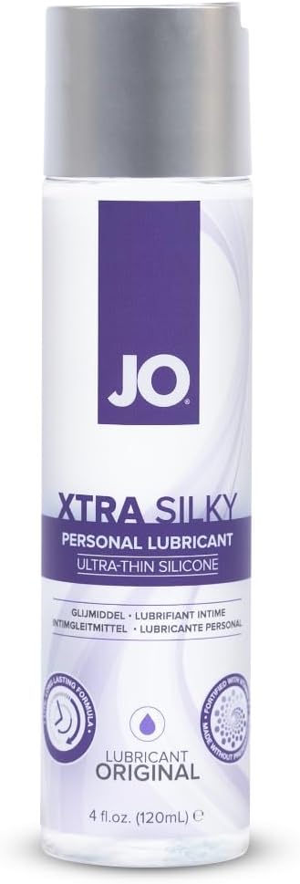 JO Xtra Lubricante sedoso de silicona ultrafino \u2013 Lubricante p...