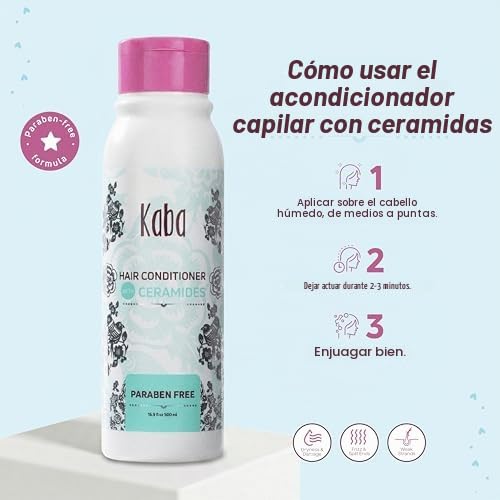 Kit de crecimiento intensivo y reparación del cabello Kaba (5 produ...