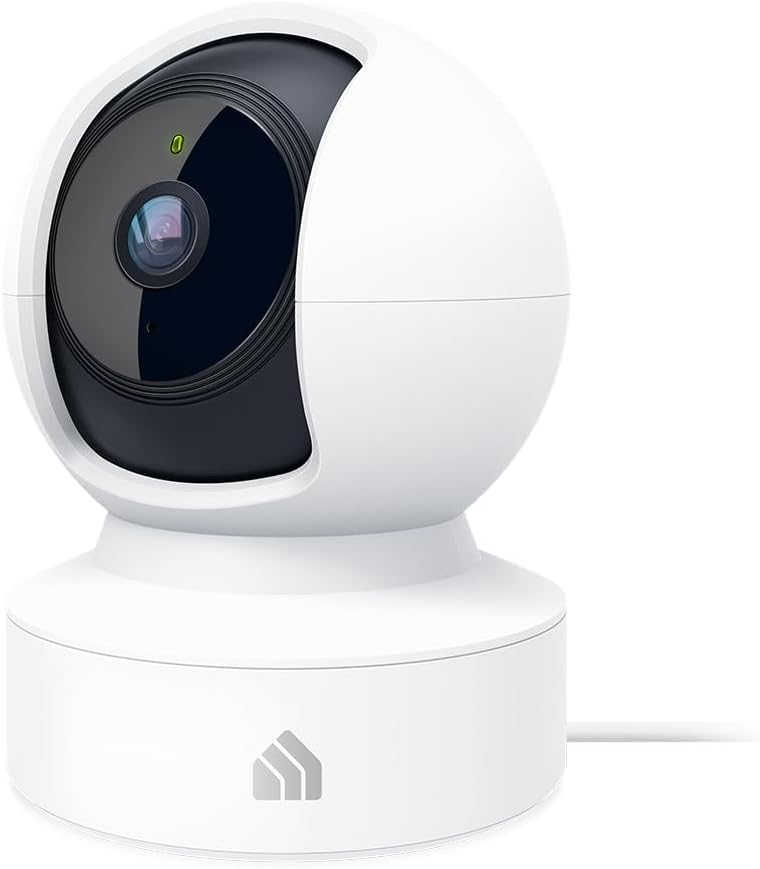 Kasa Smart Cámara de seguridad Kasa 2K QHD Pan\/Tilt, sensor Starli...