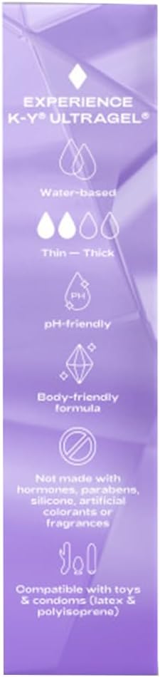 K-Y Ultragel Premium Fórmula a base de agua amigable para el cuerpo...